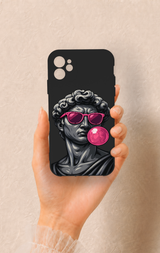 iPhone 11 Uyumlu Pop David Desenli Silikon Kılıf