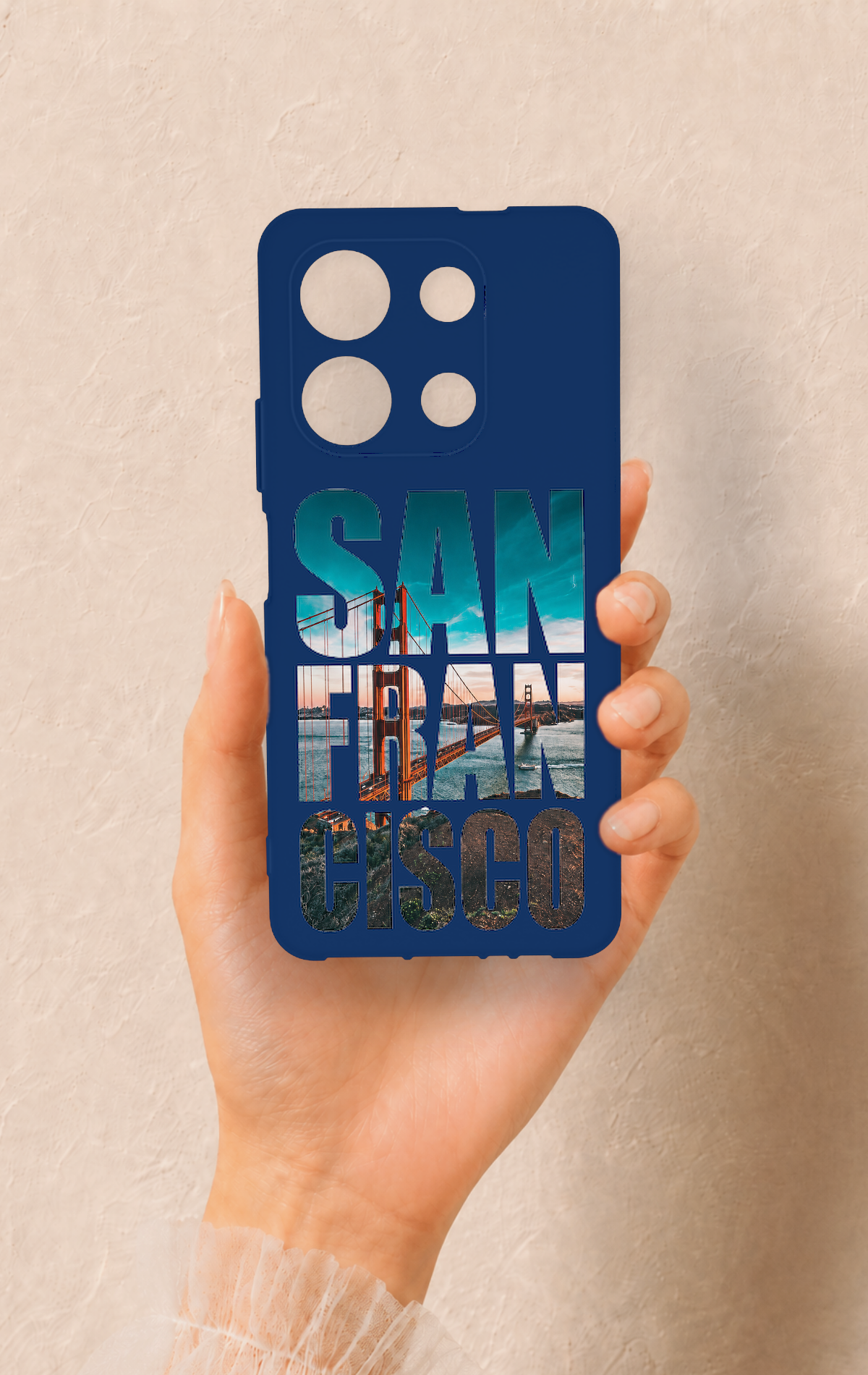 İnfinix Note 30 Uyumlu San Francisco Desenli Silikon Kılıf
