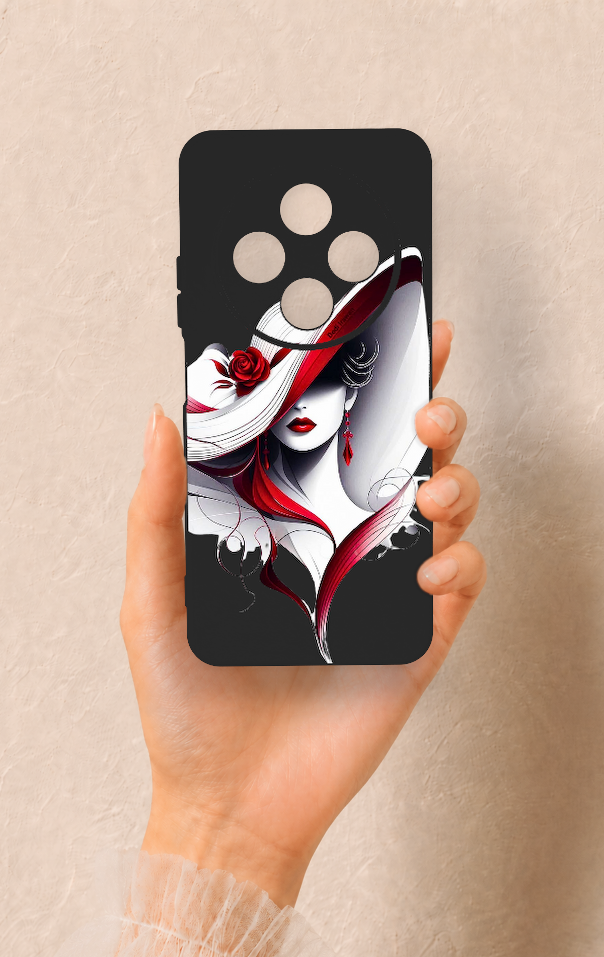 Redmi 14C Uyumlu Matmazel Desenli Silikon Kılıf