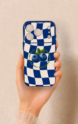 iPhone 17 Pro Uyumlu Yaban Mersini Desenli Silikon Kılıf