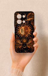 Redmi 15C 4G Uyumlu Mistik Güneş Desenli Silikon Kılıf