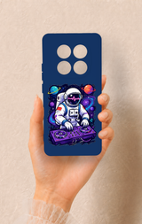 Redmi Note 14 Pro 5G Uyumlu Astronot DJ Desenli Silikon Kılıf