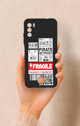 Reeder S19 Max Pro S Uyumlu Fragile Desenli Silikon Kılıf