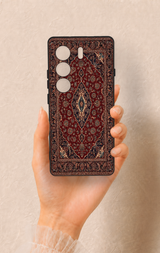 Tecno Camon 40 4G Uyumlu Acem Halı Desenli Silikon Kılıf