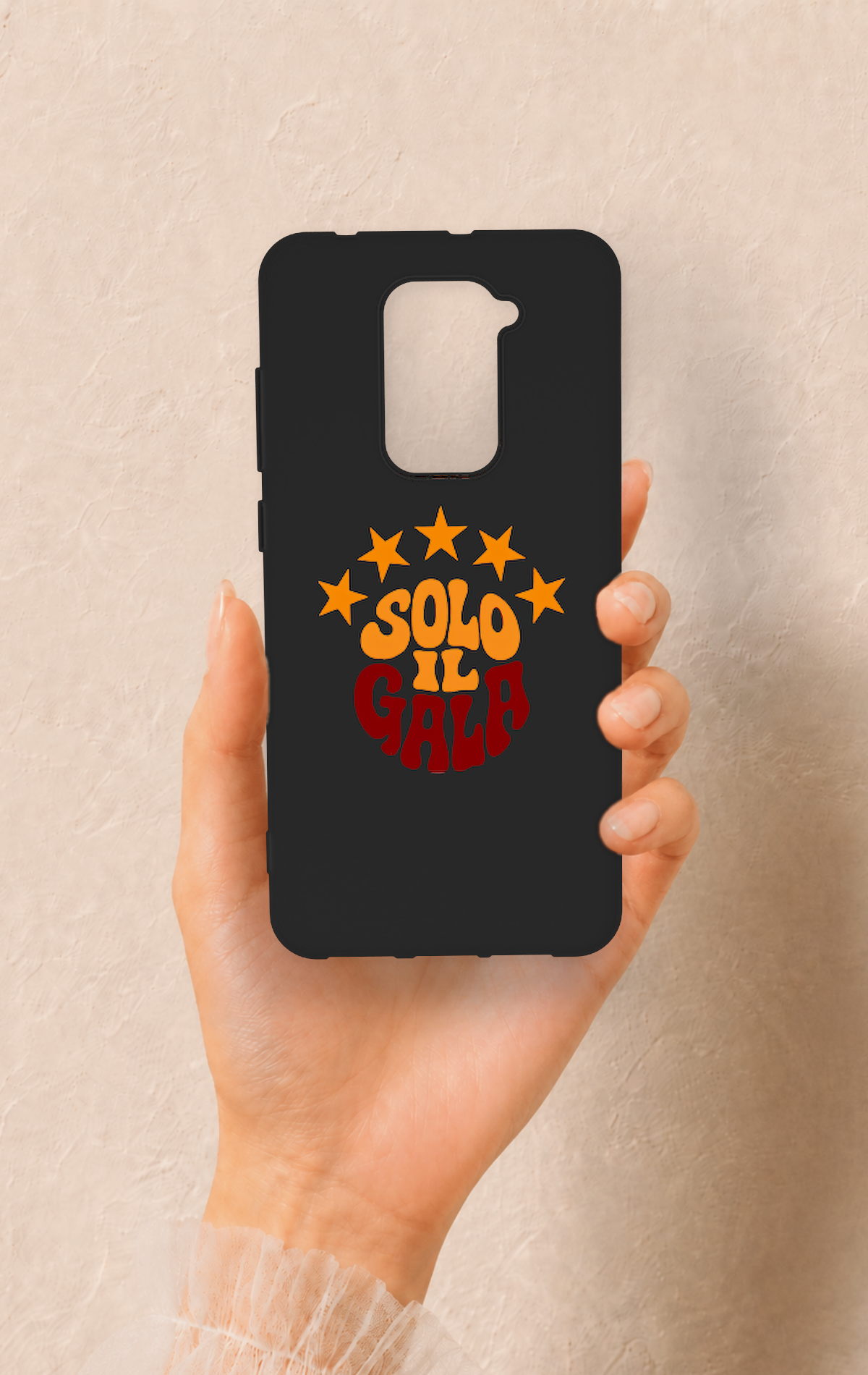 Redmi Note 9 Uyumlu Solo IL Gala Desenli Silikon Kılıf