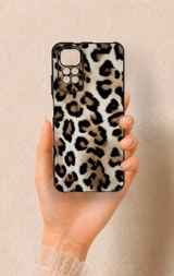Redmi Note 11S Uyumlu Leopar Derisi Desenli Silikon Kılıf