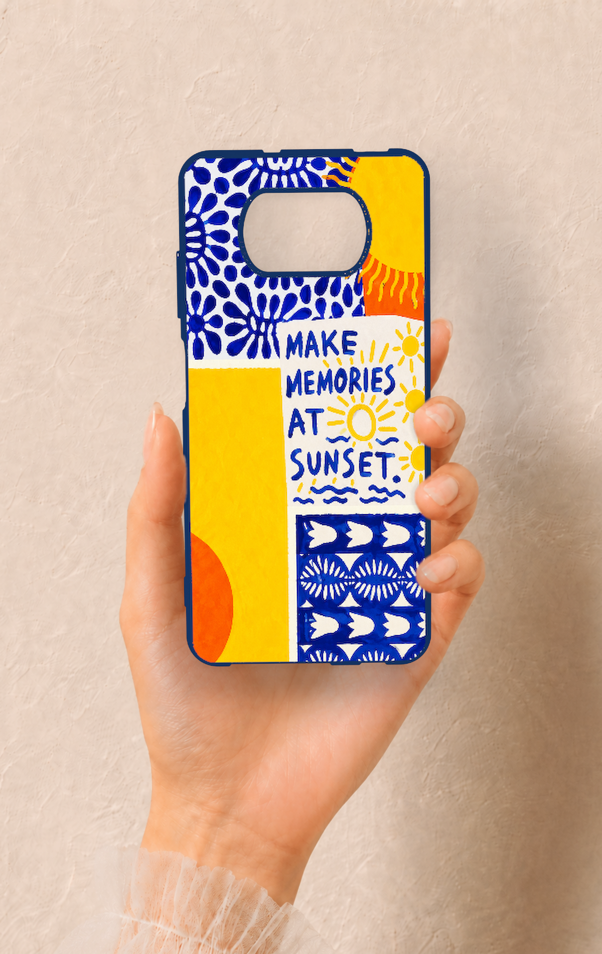 Poco X3 Uyumlu Sunset Desenli Silikon Kılıf