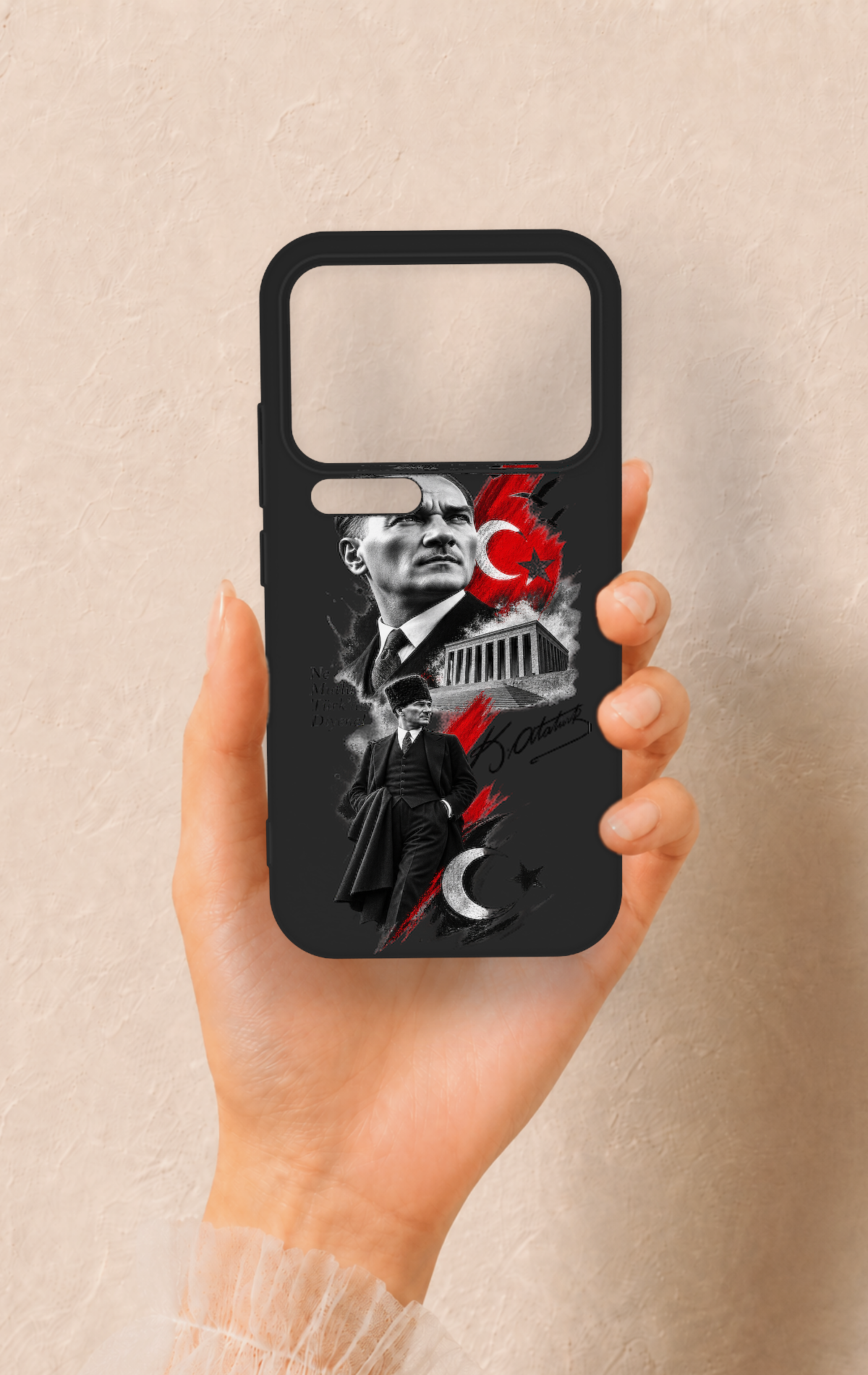 Xiaomi Mi 17 Pro 5G Uyumlu Atatürk Anıtkabir Desenli Silikon Kılıf