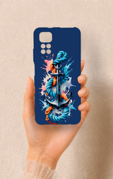 Redmi Note 11S Uyumlu Anchor Desenli Silikon Kılıf