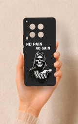 Tecno Camon 30 Uyumlu No Pain No Gain Desenli Silikon Kılıf