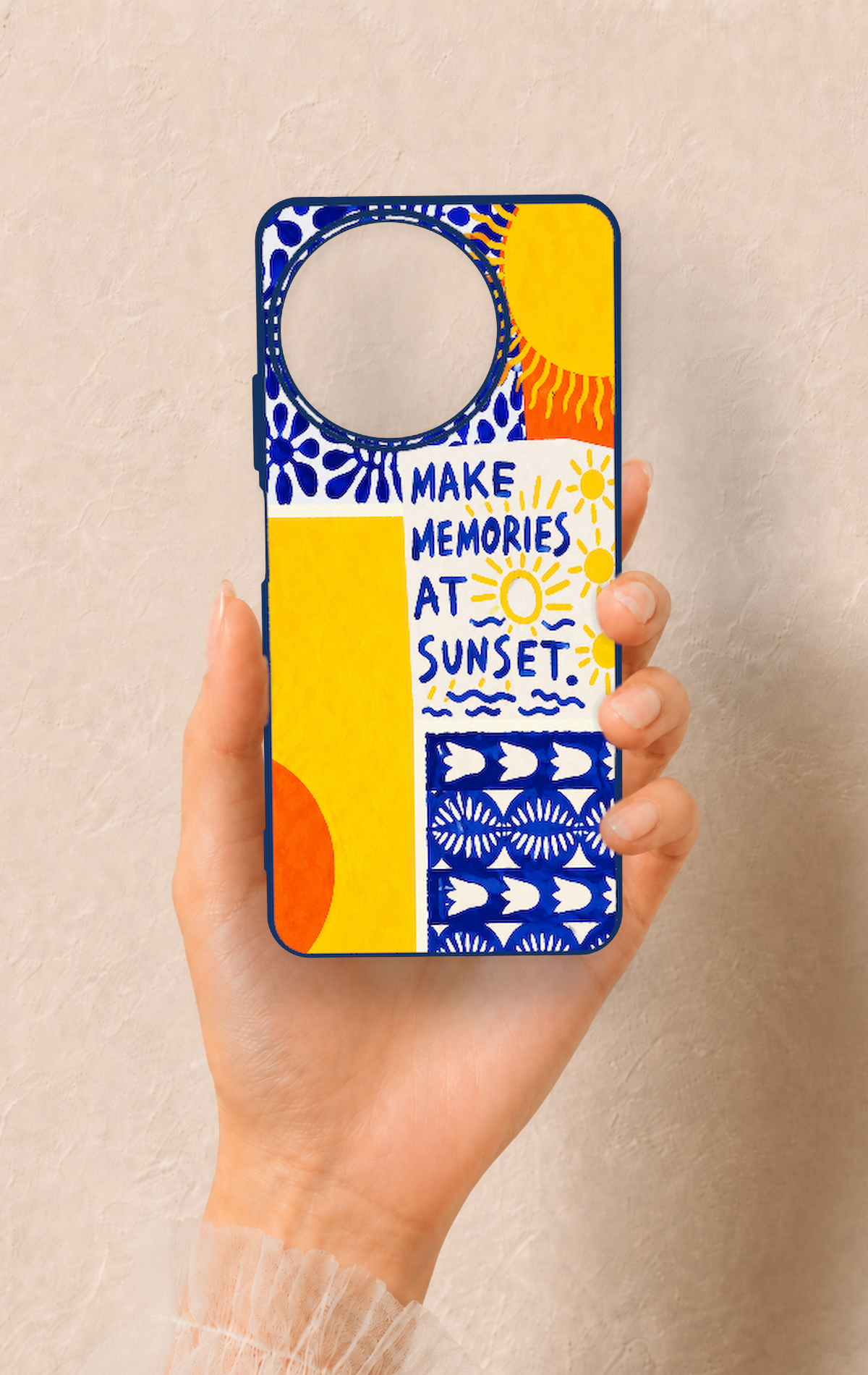 Realme 11 Uyumlu Sunset Desenli Silikon Kılıf