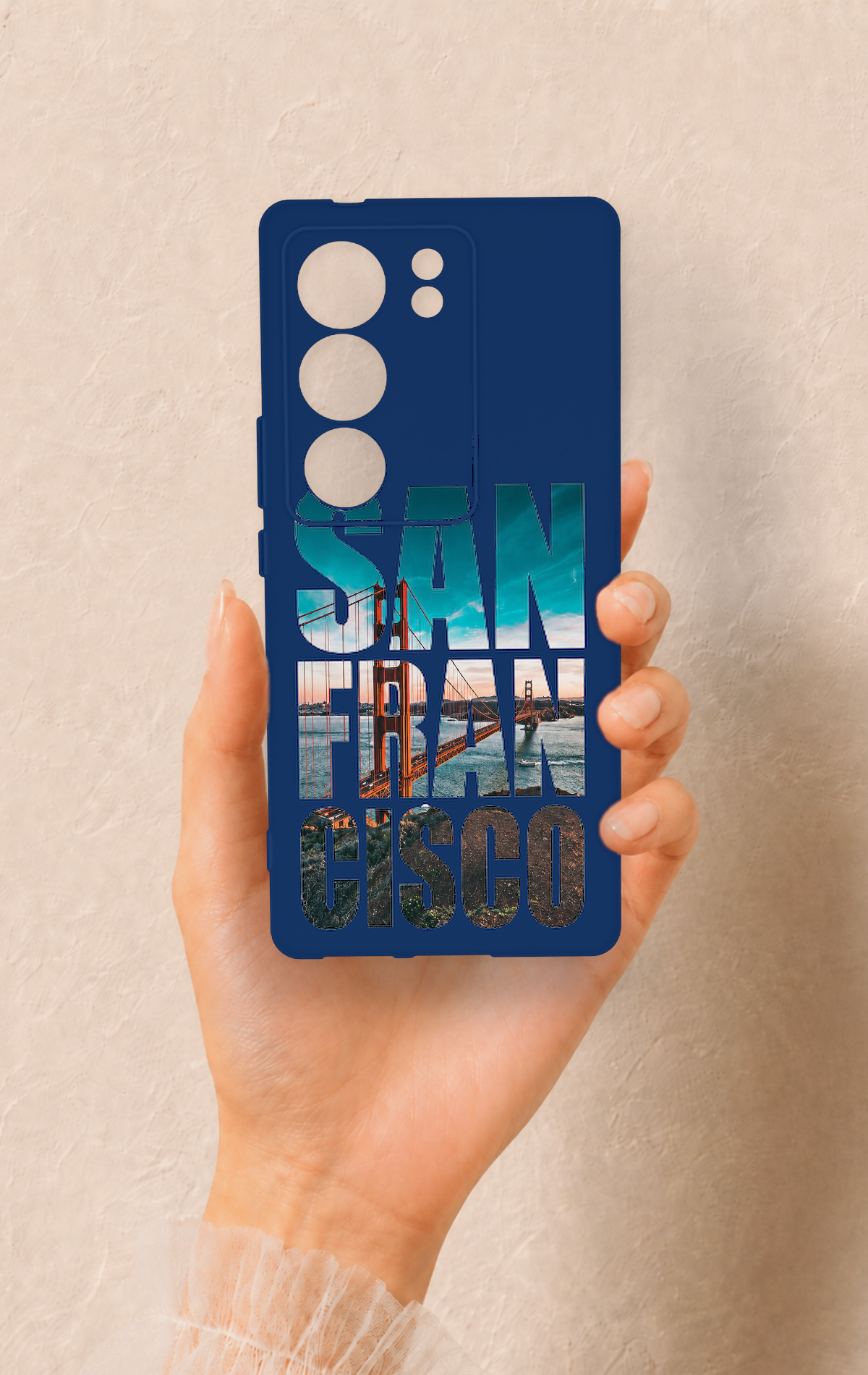 Vivo V29 Uyumlu San Francisco Desenli Silikon Kılıf