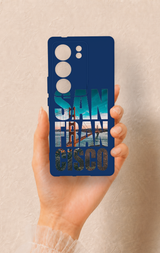 Vivo V29 Uyumlu San Francisco Desenli Silikon Kılıf