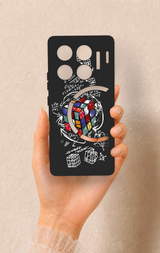 İnfinix Gt 20 Pro Uyumlu Rubik Küb Desenli Silikon Kılıf