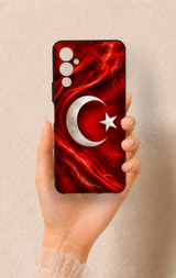Tecno Pova Neo 4 Uyumlu Türk Bayrağı Desenli Silikon Kılıf