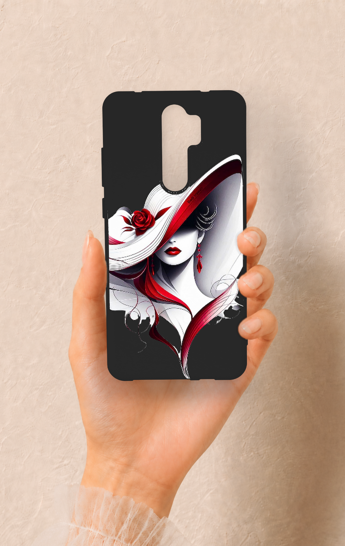 Redmi Note 8 Pro Uyumlu Matmazel Desenli Silikon Kılıf