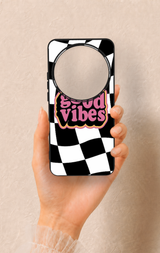 Xiomi Mi 15 Ultra Uyumlu Black Good Vibes Desenli Silikon Kılıf