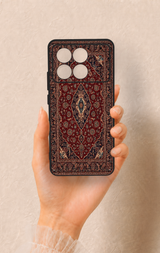 Poco X6 Pro Uyumlu Acem Halı Desenli Silikon Kılıf