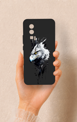 Poco F5 Pro Uyumlu Bald Eagle Desenli Silikon Kılıf