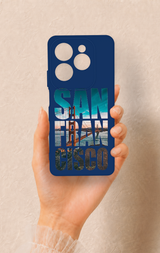 İnfinix Hot 40 Pro Uyumlu San Francisco Desenli Silikon Kılıf