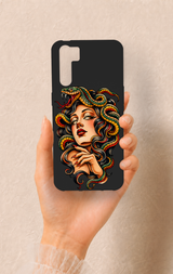 Oppo A91 Uyumlu Medusa Desenli Silikon Kılıf