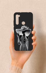 Redmi Note 8 Uyumlu Lady Desenli Silikon Kılıf