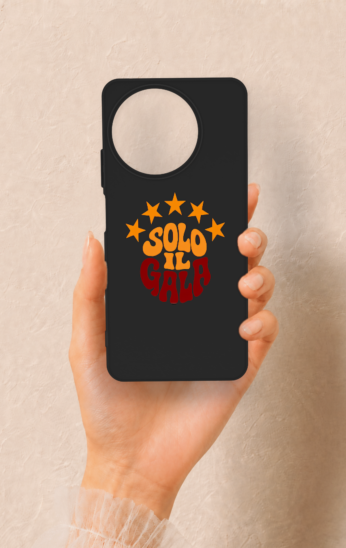 Realme 11 Uyumlu Solo IL Gala Desenli Silikon Kılıf