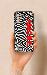 Omix x700 Uyumlu Zebra Amore Desenli Silikon Kılıf