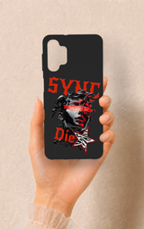 Samsung A32 Uyumlu Sync Die Desenli Silikon Kılıf
