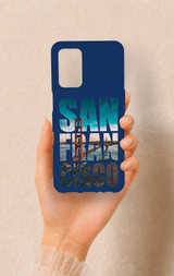 Oppo A55 Uyumlu San Francisco Desenli Silikon Kılıf