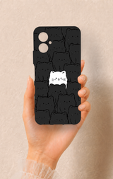 Omix X5 Uyumlu Many Cats Desenli Silikon Kılıf