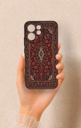Oppo Reno 15F Uyumlu Acem Halı Desenli Silikon Kılıf