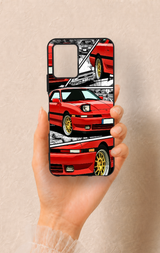 Vivo Y21 Uyumlu Kırmızı Supra Desenli Silikon Kılıf