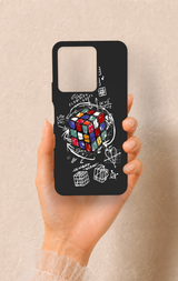Vivo Y35 Uyumlu Rubik Küb Desenli Silikon Kılıf
