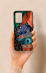 Oppo A54 Uyumlu Amazon Kaplan Desenli Silikon Kılıf