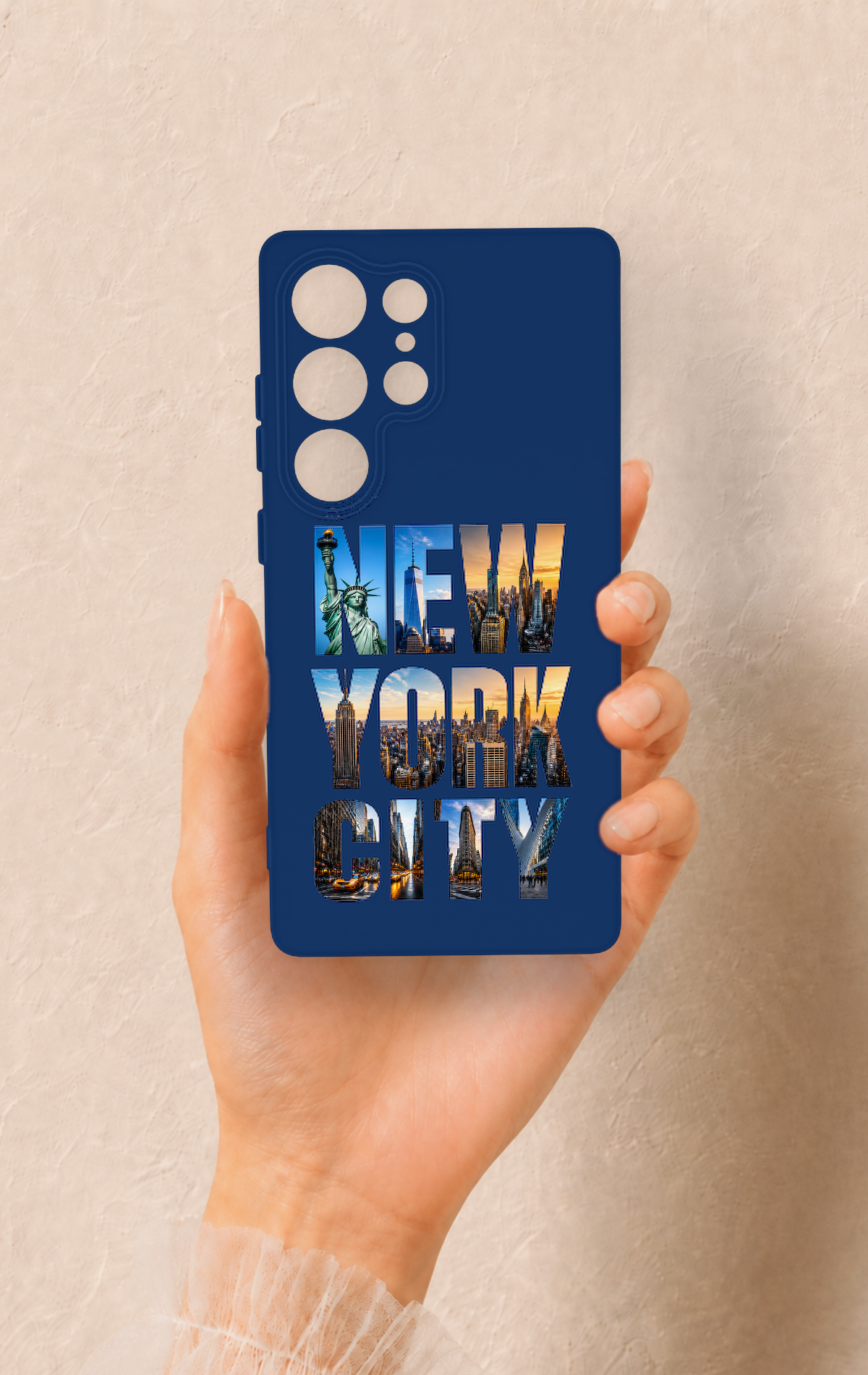 Samsung S25 Ultra Uyumlu New York City Desenli Silikon Kılıf