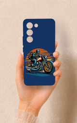 Vivo V30 Lite Uyumlu Moto Rider Desenli Silikon Kılıf
