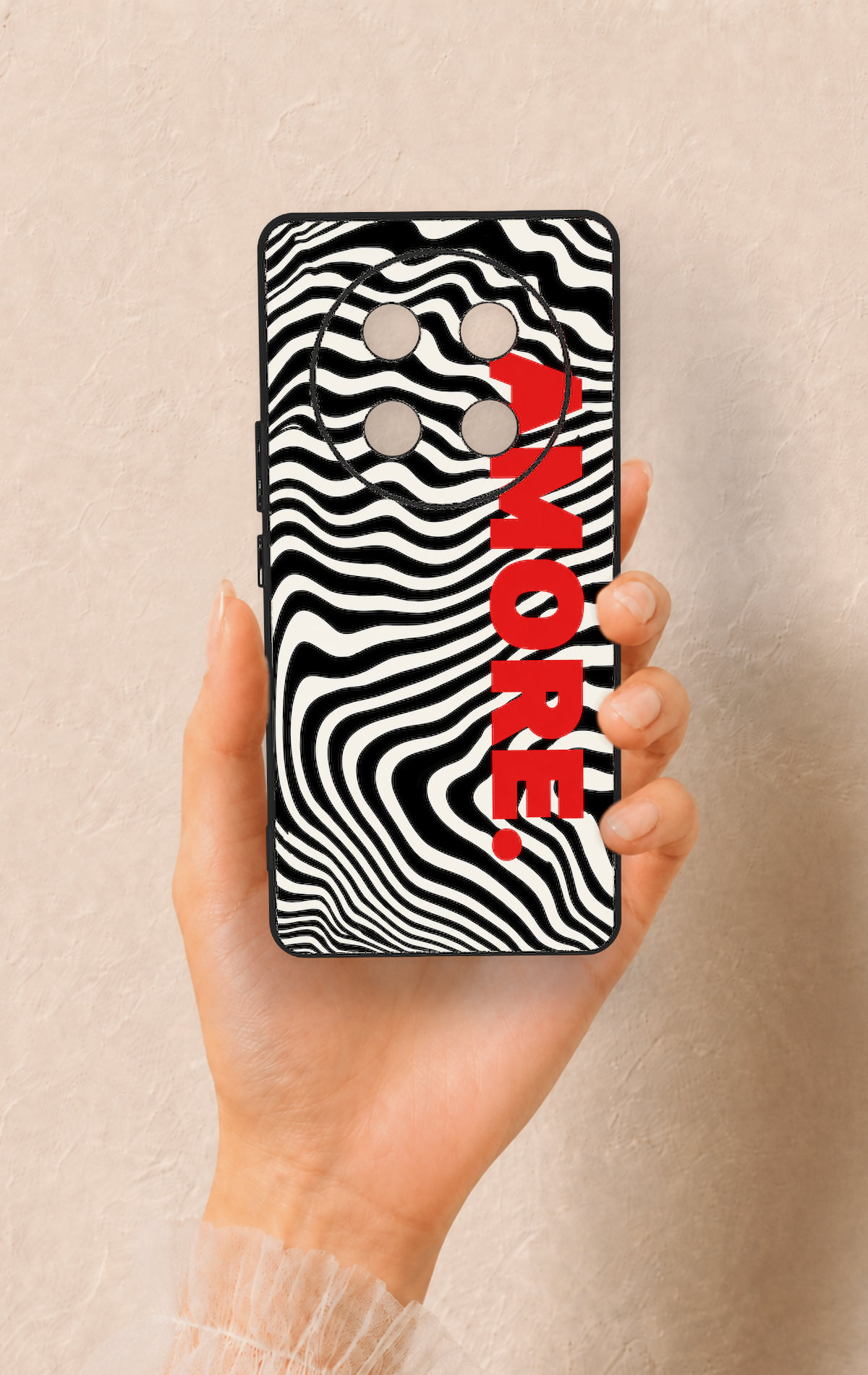 Honor Magic 7 Lite 5G Uyumlu Zebra Amore Desenli Silikon Kılıf
