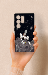 Samsung S24 Ultra Uyumlu Uzay Astronot Desenli Silikon Kılıf