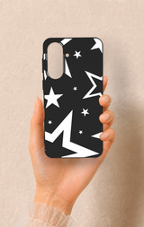 Samsung A57 Uyumlu Siyah Mega Star Desenli Silikon Kılıf