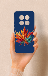 Redmi Note 14 Pro 5G Uyumlu Renkli Yaprak Desenli Silikon Kılıf
