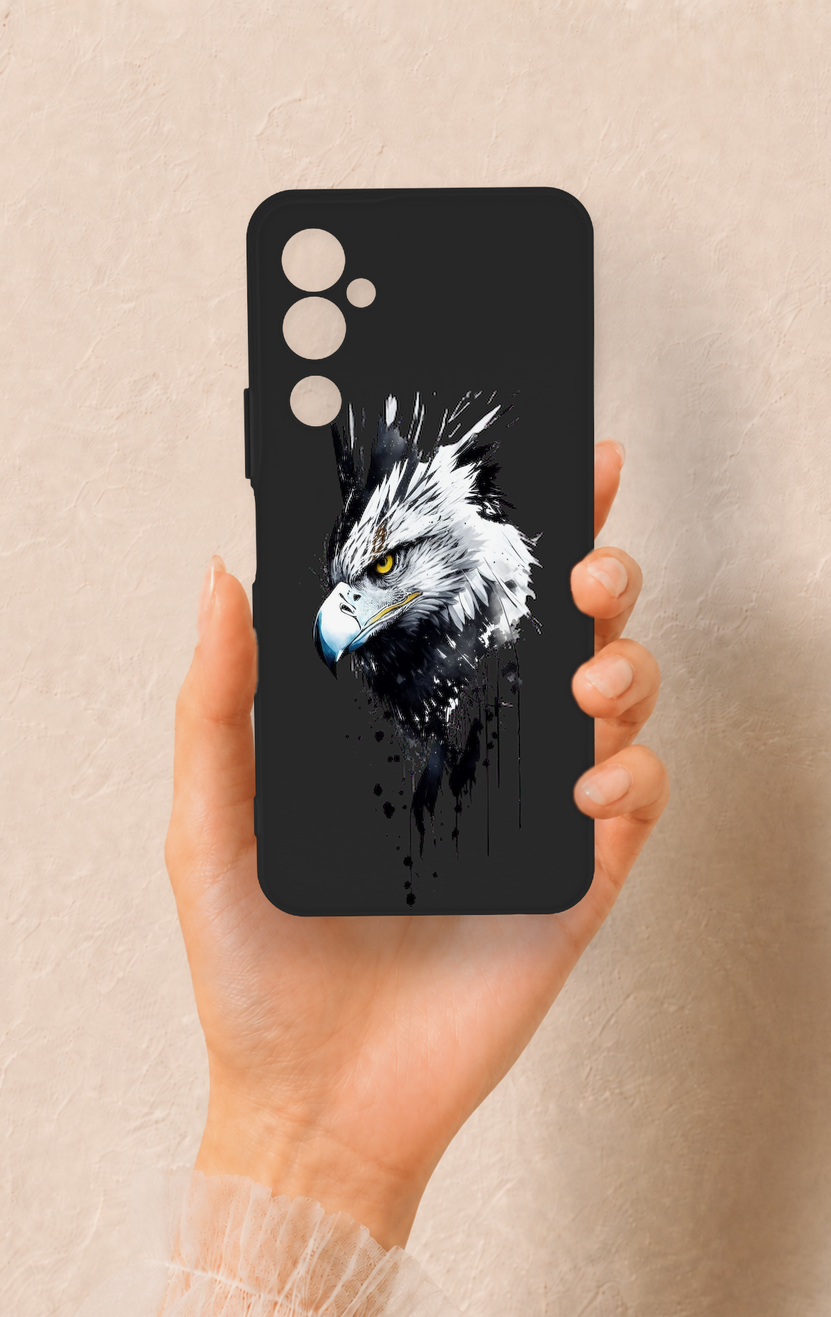 Tecno Pova Neo 2 Uyumlu Bald Eagle Desenli Silikon Kılıf