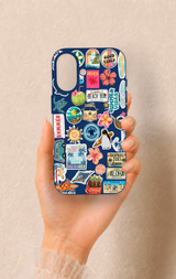 iPhone 16 Uyumlu Summer Vibes Desenli Silikon Kılıf