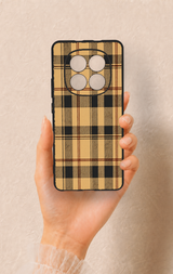 REDMİ NOTE 15 4G Uyumlu Burberry Ekose Desenli Silikon Kılıf