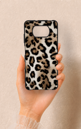 Poco X3 Uyumlu Leopar Derisi Desenli Silikon Kılıf