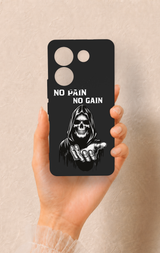 Tecno Camon 20 Pro Uyumlu No Pain No Gain Desenli Silikon Kılıf