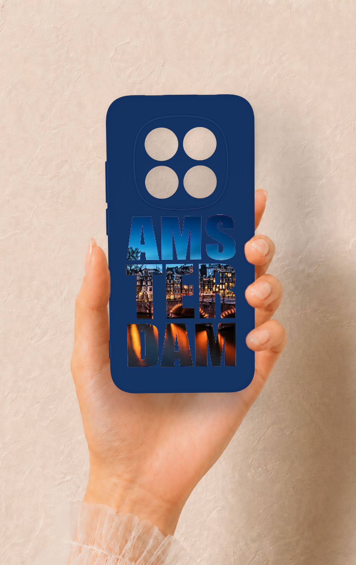 Redmi Note 15 Pro 5G Uyumlu Amsterdam Desenli Silikon Kılıf