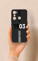 İnfinix Hot 20i Uyumlu 1903 Kemer Desenli Silikon Kılıf