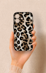 iPhone 17 Uyumlu Leopar Derisi Desenli Silikon Kılıf