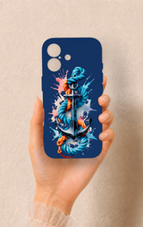 iPhone 17 Uyumlu Anchor Desenli Silikon Kılıf